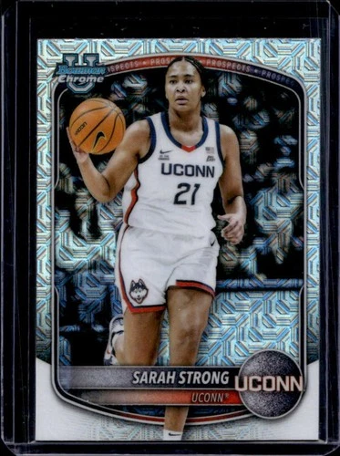 2025-26 Bowman Sarah Strong Chrome Prospects Mojo Refractor #BCP-80 Huskies