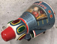 Tinplate Spaceship CAPSULE 5 Masudaya Modern Toy 17 Years Up from japan Rare