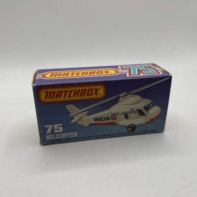 Matchbox Superfast 75 Seasprite Rescue Helicopter 1978 NUR LEERKARTON