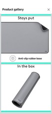 Tappetino da scrivania Logitech Studio Series - grigio - tappetino mouse ufficio antiscivolo esteso
