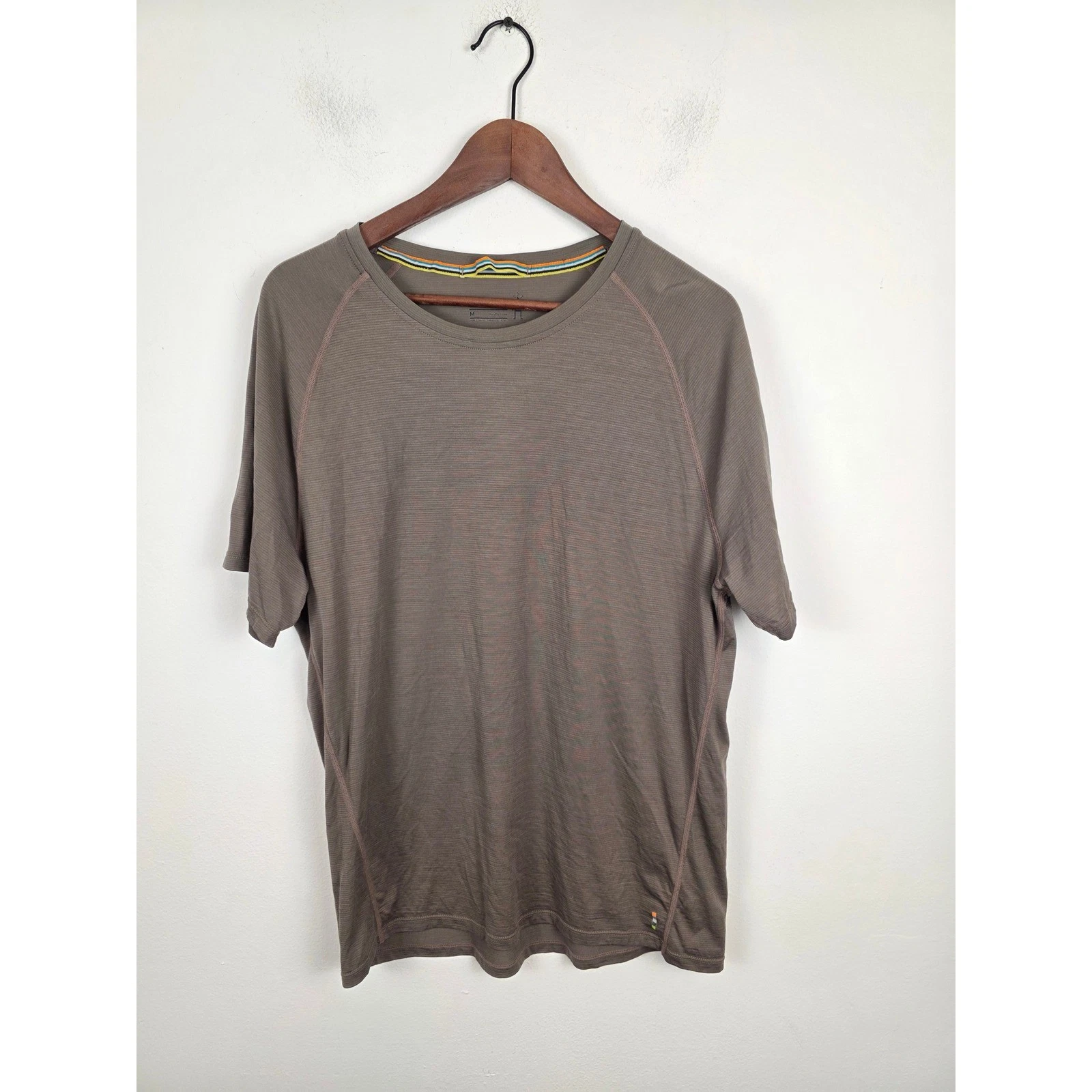 Smartwool Mens Merino 150 Short Sleeve Tee Taupe Brown Base Layer Size M
Opens in a new window or ta