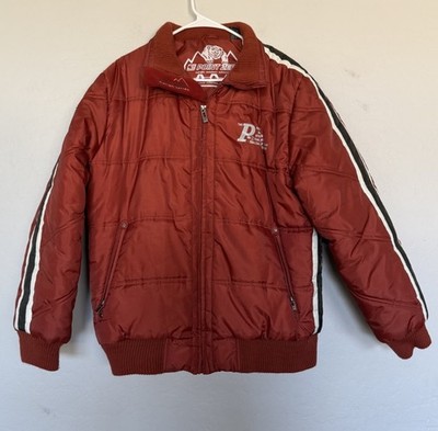 Vintage Point Zero Jacket Mens M Red Nordic Adventure Utility Snowboard Moto Y2K