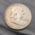 1954 D Franklin Half Dollar 50C Silver Business Strike Coin Circulated