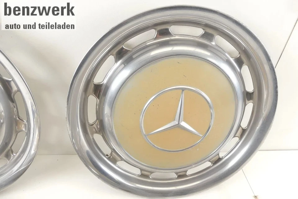 Mercedes W108 W116 W114 W115 W123 4X Radkappe Chrom 14 Zoll ORIGINAL 1154010324✔ - Bild 4 von 4