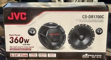 NEW JVC CS-DR1700C 6-3/4" Component Car Audio Speakers (PAIR) 6.75" NIBFree Ship