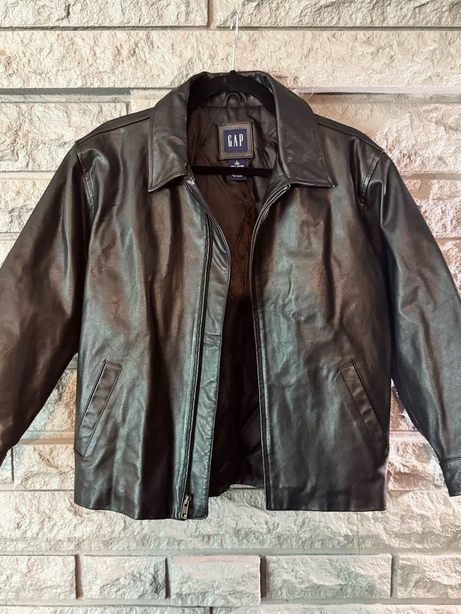 Gap Leather Outer Shell Coats, Jackets & Vests for Men for sale