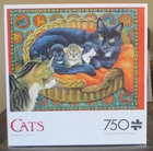 TWIGLET'S VISIT - CATS BY LESLEY ANNE IVORY - Complete - BUFFALO GAMES PUZZLE