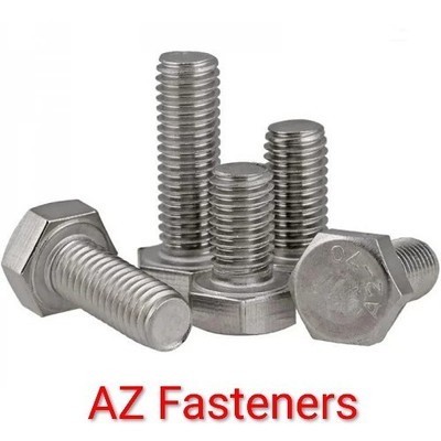 UNC Sechskant Madenschrauben Vollgewindeschraube A2 rostfrei 10-24 1/4 5/16 3/8 1/2 5/8 3/4''