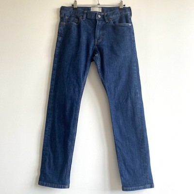 Everlane Jeans Herren 31x30 Blau The Selvedge Slim Fit Jeans Denim Bio Baumwolle
