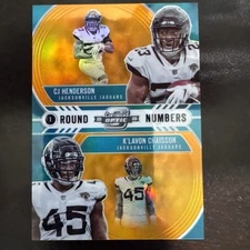 CJ Henderson/k’lavon Chaisson 2020 Contenders Optic Gold /50 Super  Clean Mint