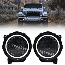 LED Scheinwerfer Hi/Low Strahl Für Jeep Wrangler JL 2018-24 Gladiator JT 2020-24