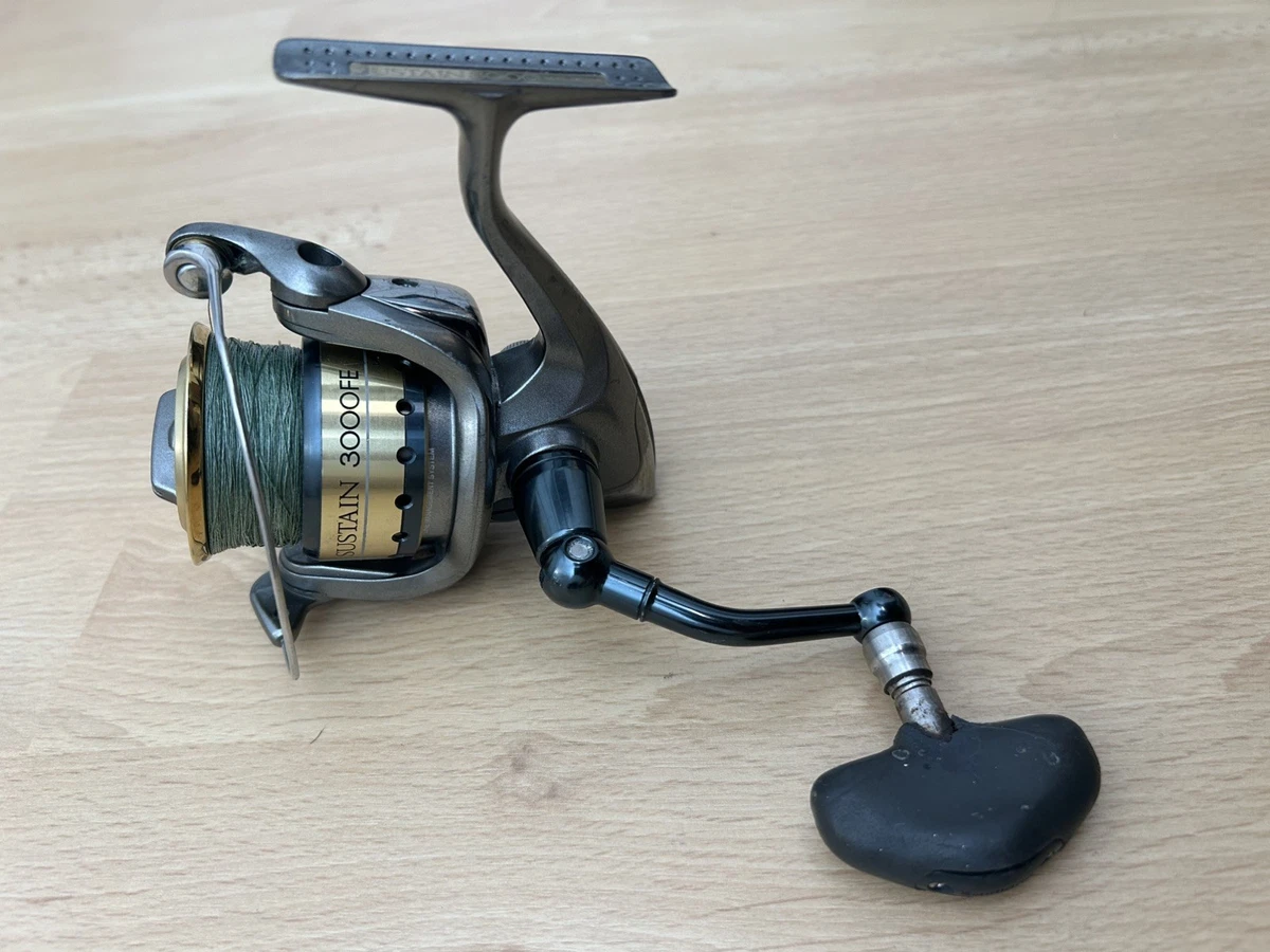 Moulinet De Pêche Shimano Sustain 3000Xg D'occasion - Bon état De Fonctionnement - Fabriqué Au Japon