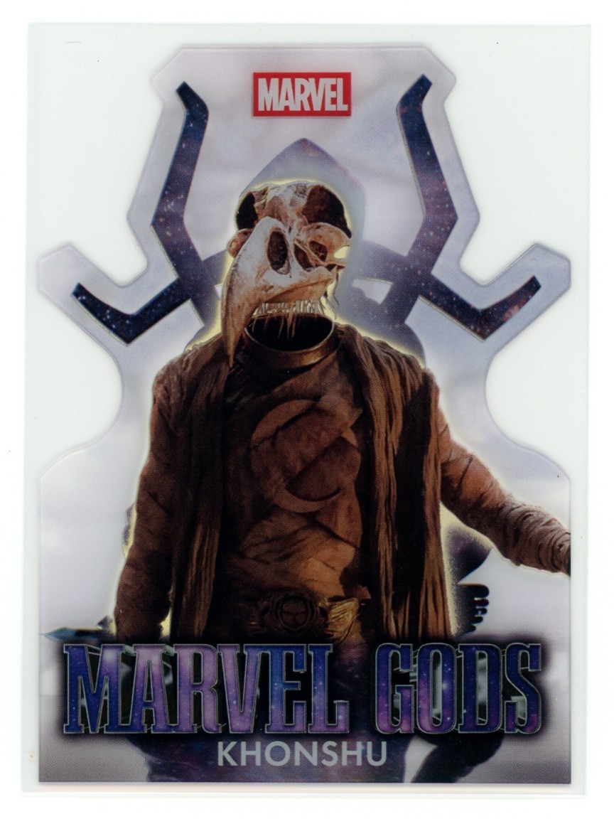 KHONSHU 2025 Topps Chrome Marvel Studios Marvel Gods Acetate Die-Cut SSP #MG-15