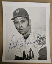 Art Shamsky 3x5 B&W Photo New York Mets