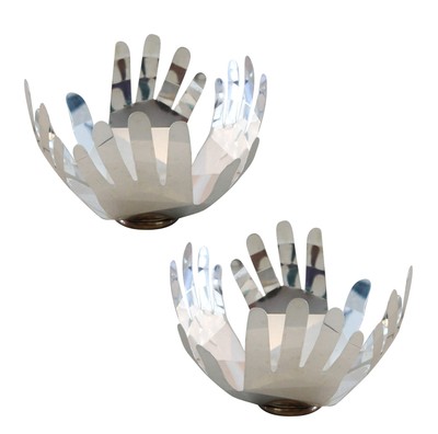 AFRA & TOBIA SCARPA San Lorenzo Due-Mani Bowls Set in Pure .999 Silver