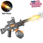 Electric Water Blaster Gun for Kids Long Range LED Squirt Water Gun Pistol Toy