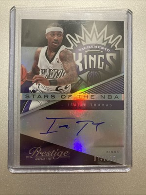 2014-2015 Panini Prestige- Isaiah Thomas #28- STARS OF THE NBA- AUTO- 074/175