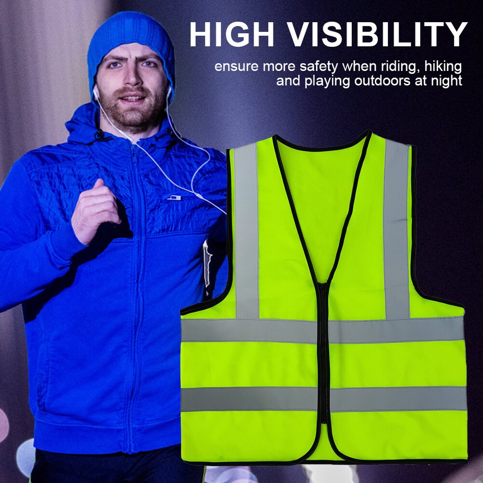 Security Reflective Vest High Visibility Vest for Outdoor Traffic