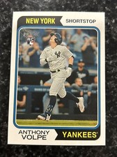 2023 Topps Heritage Anthony Volpe RC Base No. 599 New York Yankees