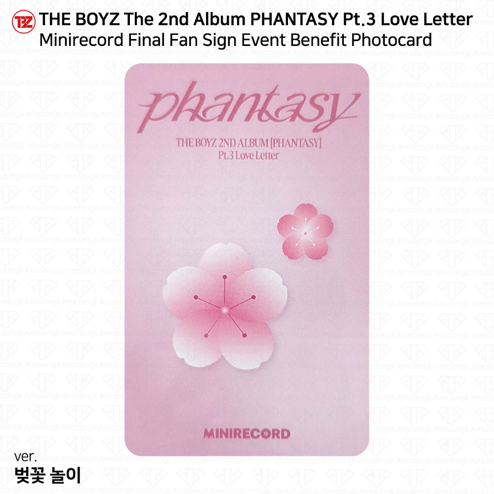 The Boyz Phantasy Pt.3 Love Letter Minirecord Final Fan Sign Event