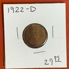 1922 D   Lincoln Wheat Penny Nice Original Better Date!