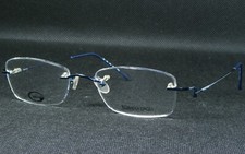 ROMEO GIGLI GENIUM RG34004 BLUE EYEGLASSES GLASSES RG340 51-18-135mm Italy
