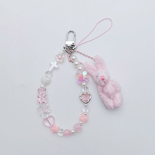 Phone Chain Acrylic Alloy Material Stylish Accessory Phone Jewelry for Woman - Zdjęcie 5 z 8