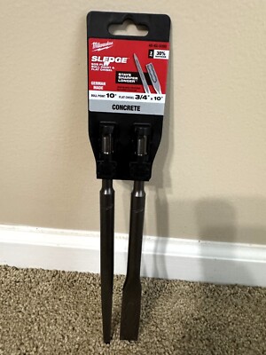 Milwaukee  48-62-6080 SDS-PLUS SLEDGE  Bull Point & Flat Chisel 2 Pack