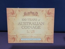 2010 100 Years of Australian Coinage - 4 Coin $1 UNC Privy Mark Set - CBMS