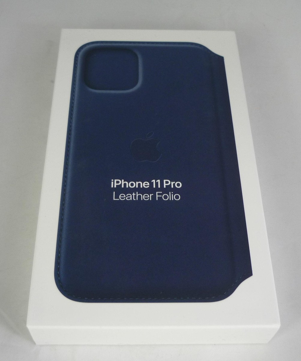 Genuine / Official Apple iPhone 11 Pro Leather Folio Wallet Case  