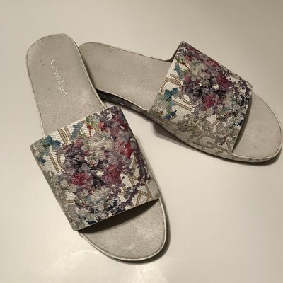 sliders womens calvin klein