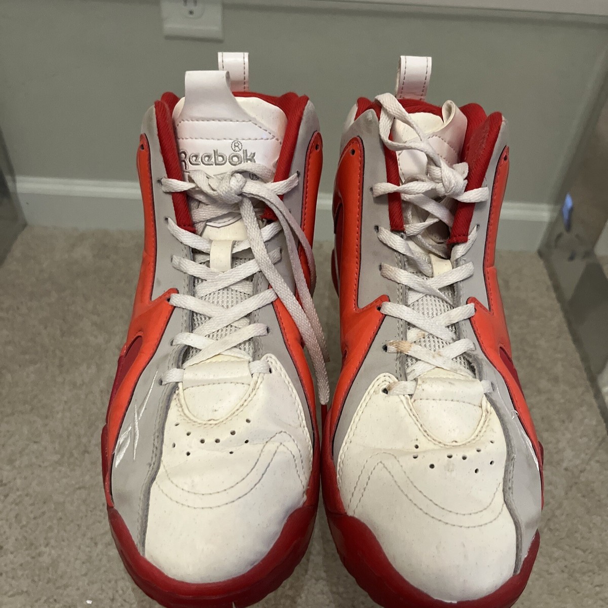 Reebok 'Shawn Kemp' Kamikaze ll Mid (V61207) - Cadmium/Red/White