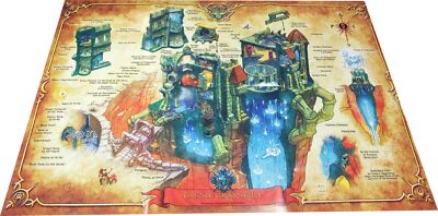 Masters of the Universe MOTU Classics Maps - Castle Grayskull - Poster Map 75x50c