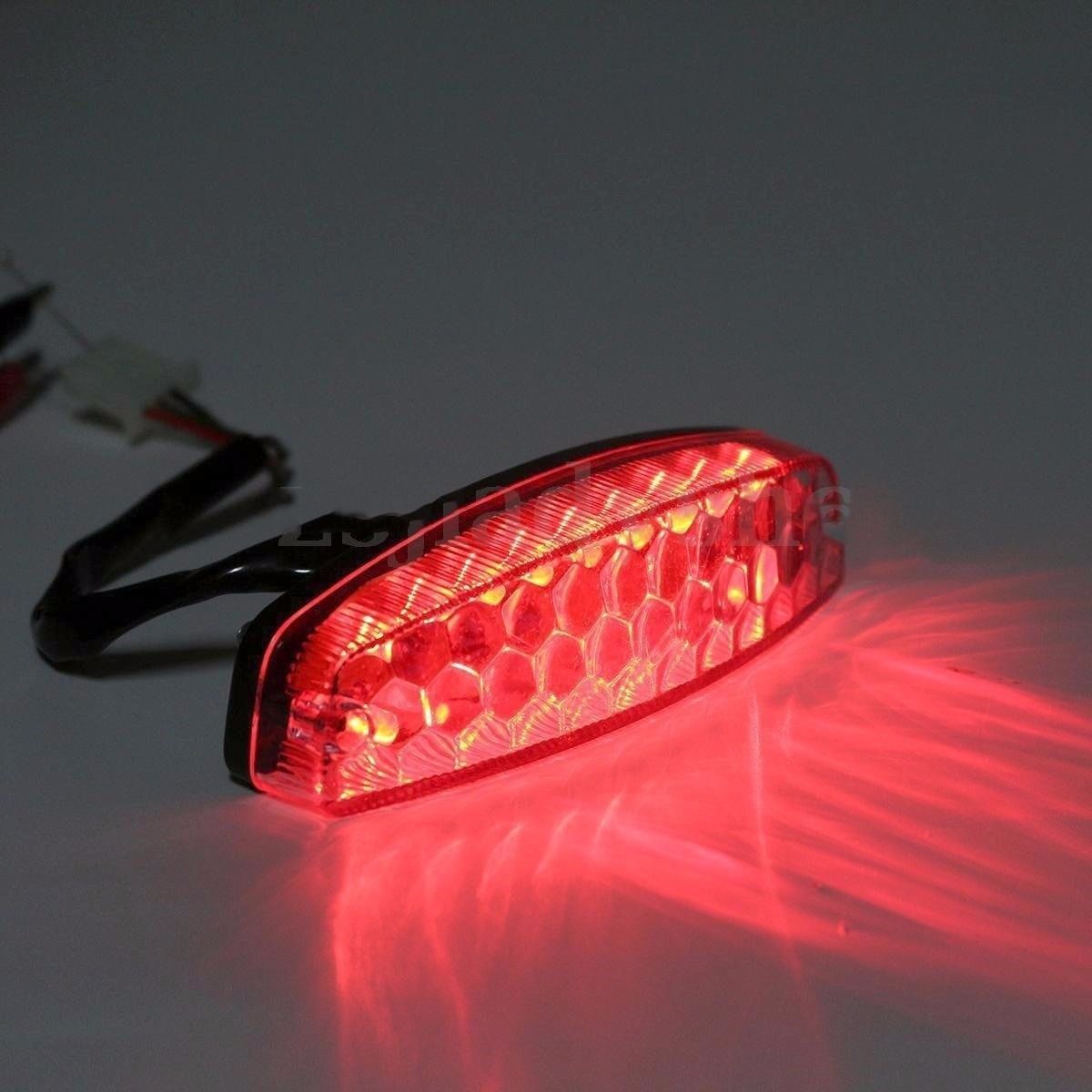 NEW LED REAR TAIL LIGHT 50CC 70CC 110CC 125CC ATV QUAD ROKETA SUNL TAOTAO NST - Foto 6