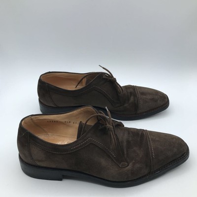 Gravati Hand Made in Italy for Baumans Brown Suede Leather  display picture 2