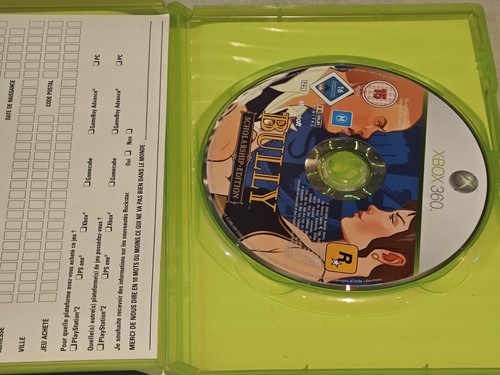 BULLY SCHOLARSHIP ÉDITION XBOX 360 (ONE S X SERIES X - Picture 2 of 3