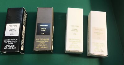 Tom Ford Rose D'Amalfi Eau De Parfum Mini Perfume Spray 2ml .07oz NIB Free Ship