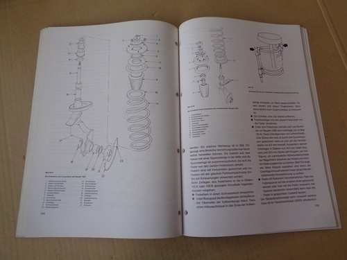 Audi 100 C2 Diesel Reparaturanleitung Querschnitt durch d. Motor-Technik 405 406 - Bild 12 von 12