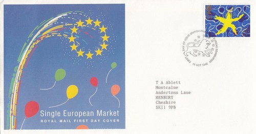 Single European Market Bureau GB FDC 1992 CLEARANCE (110451)