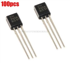 100Pcs TO-92 Pnp Transistor 2N3906 General Propose Ic New wi