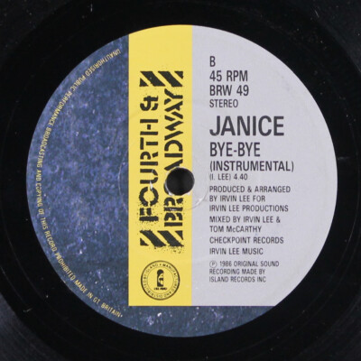 JANICE: bye-bye / instro FOURTH & B'WAY 7
