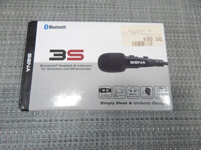 Sena Motorcycle Bluetooth Headset Boom Mic Kit For Open Face Helmets - 3S-B