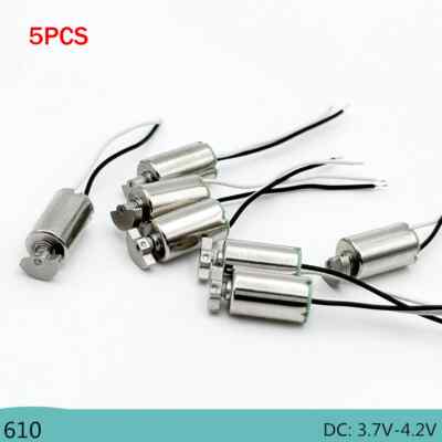 5PCS Mini 610 Coreless Vibration Motor 6*10MM DC 3.7V 4.2V Cylindrical Vibrator