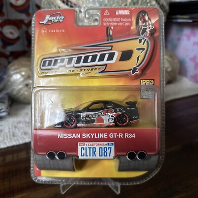 Jada Toys Option D 2006 Wave 9 (087) Nissan Skyline GT-R R34 1/64 Diecast