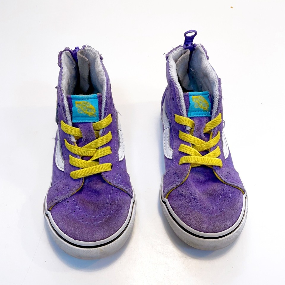 Vans x The Simpsons Kids Sk8 Hi Zip Lisa 4 Prez, Size 8.5 eBay