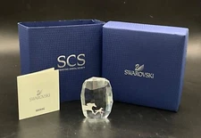 SW50 Swarovski Crystal #9100 SCS 2014 Wild Horses  Paperweight With Original Box