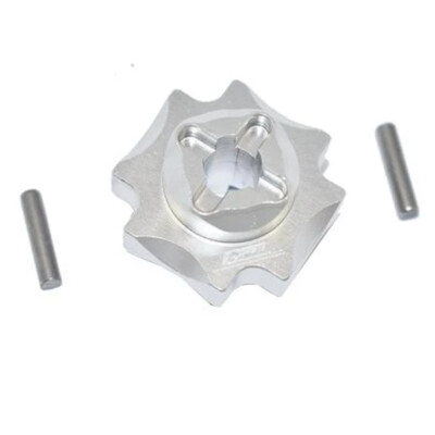 GPM Racing Aluminum Center Differential Outputs Silver : Losi 1/8 LMT Solid Axle