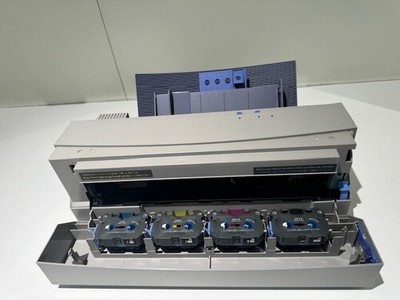 Alps MD-5500 Standard Thermal Printer AC:100V White Tested Used 