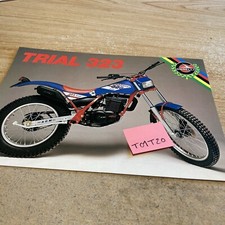 Garelli moto 323 trial prospectus catalogue brochure de vente publicité