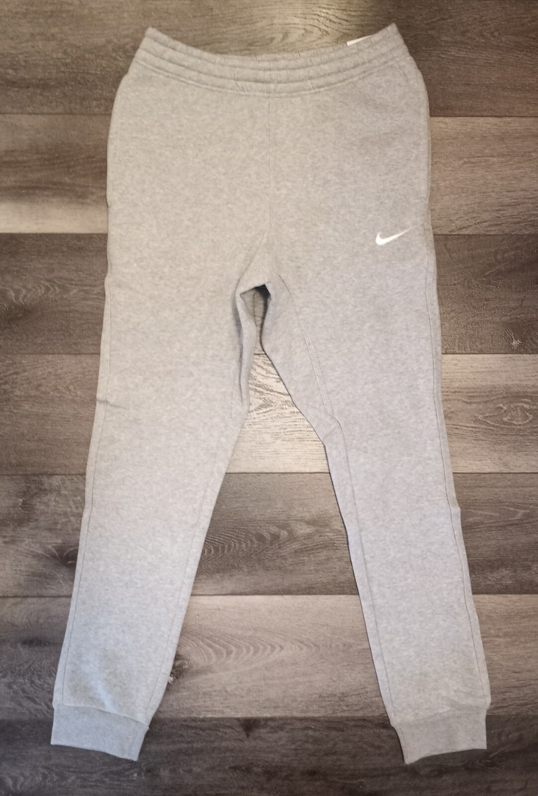 Nike Sportswear Club Fleece Tapered Joggers Heather Grey Mens Small